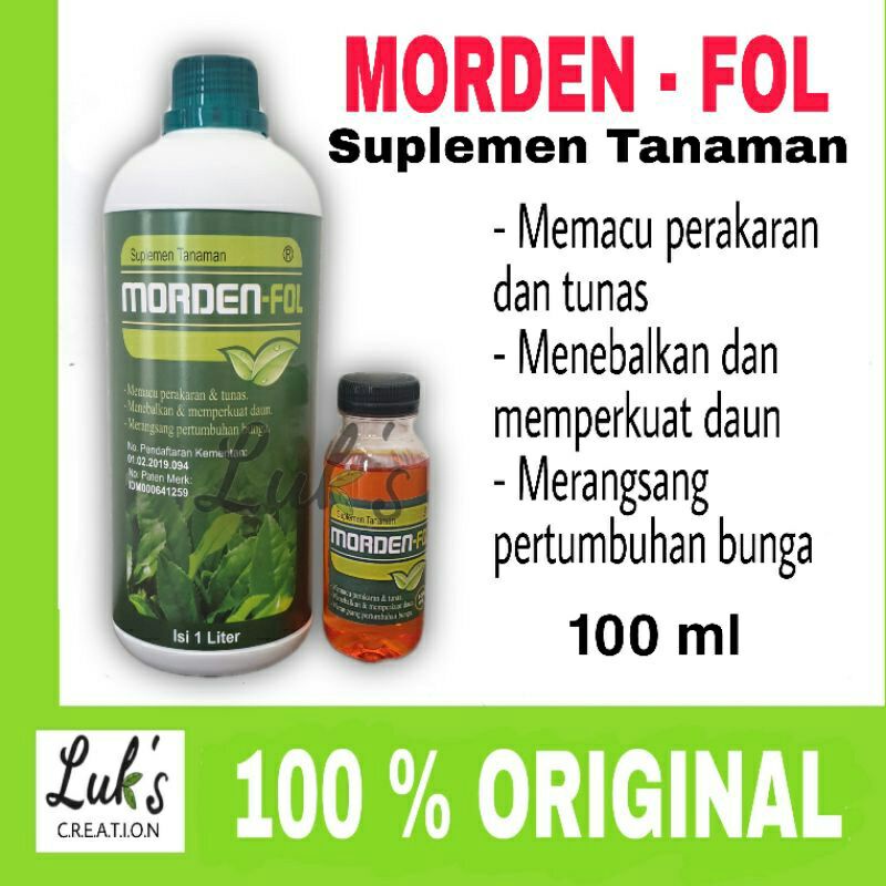MORDEN - FOL nutrisi dan suplemen tanaman MORDEN FOL 100ML mordenfol