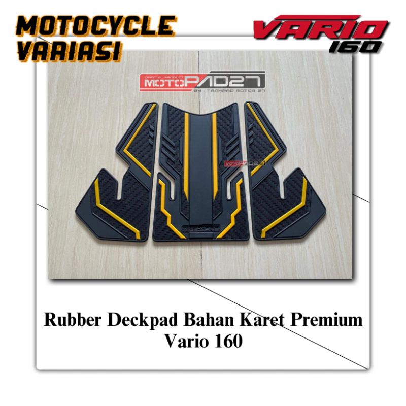 MOTOPAD27 Tankpad Vario 160 Deckpad Vario 160 Rubber Premium