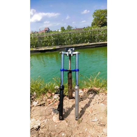 shock depan ninja R RR pnp honda original