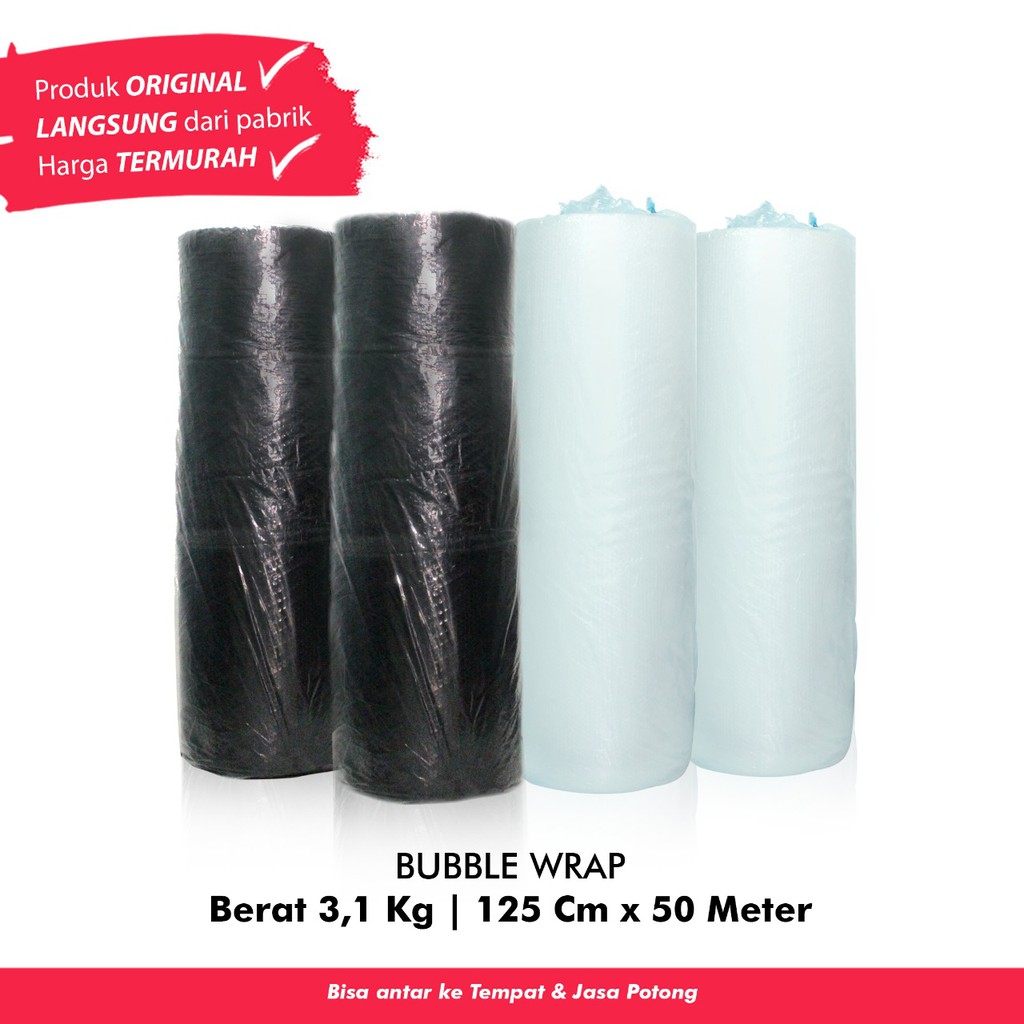 

Bubble Wrap No Brand 125 cm x 50 Meter 3,3 kg