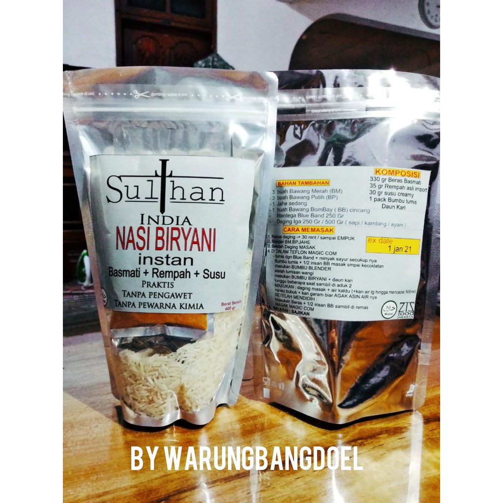 

NASI BRIYANI INSTANT SULTHAN