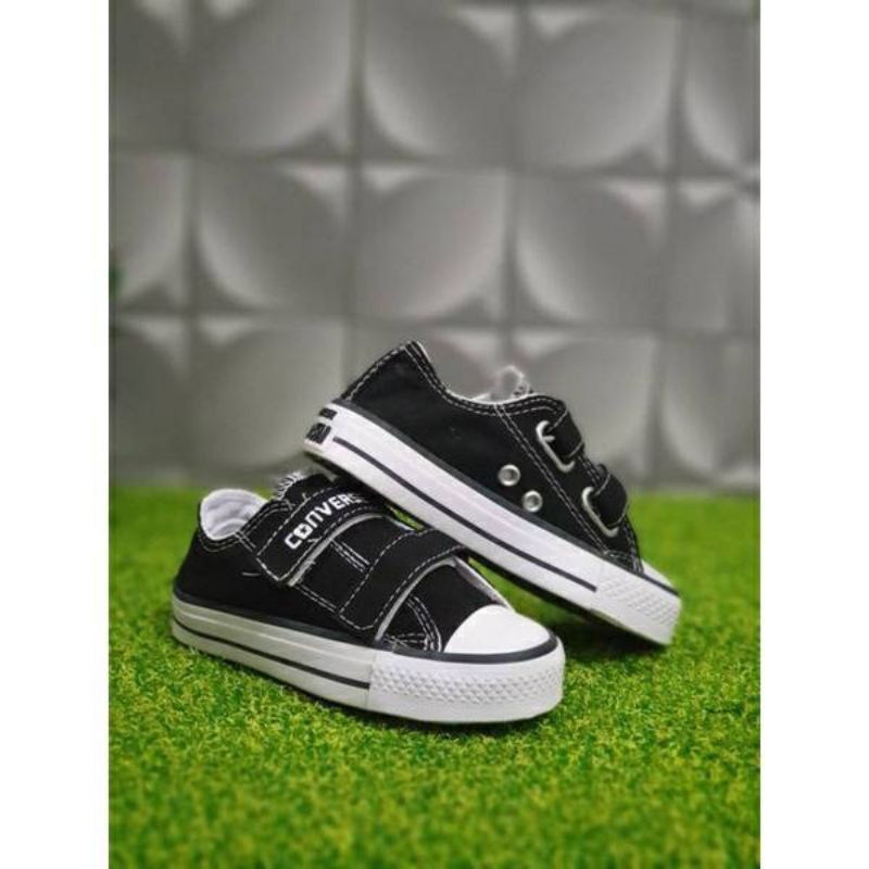 Converse Allstar Anak Velcro Size (18-35) / Sepatu Converse Anak / Sepatu Anak Laki-laki / Sepatu Sneakers Anak / Sepatu Anak Sekolah