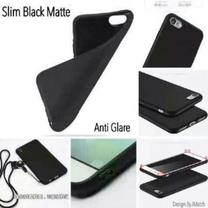 Case Tpu Slim Black Matte Oppo A54