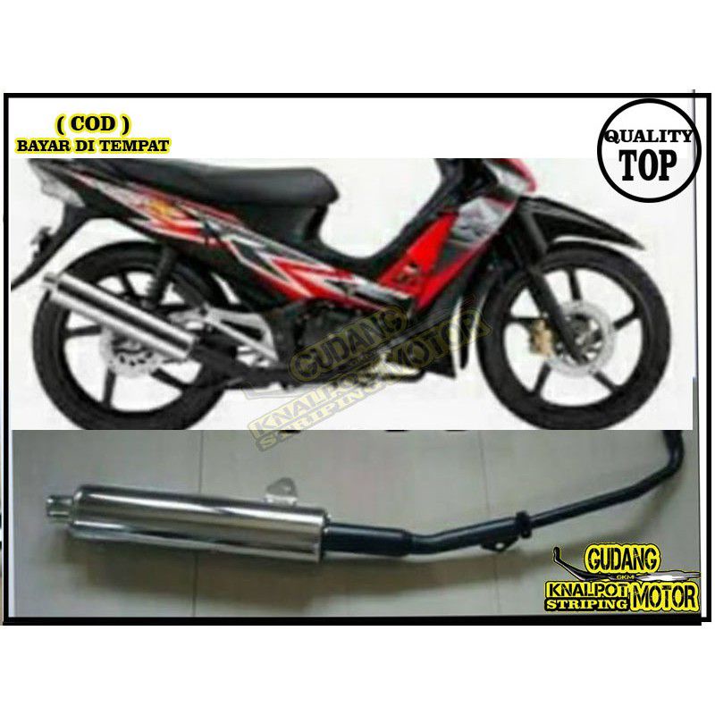 KNALPOT STANDARD SUPRA X 125 / KNALPOT STANDARD