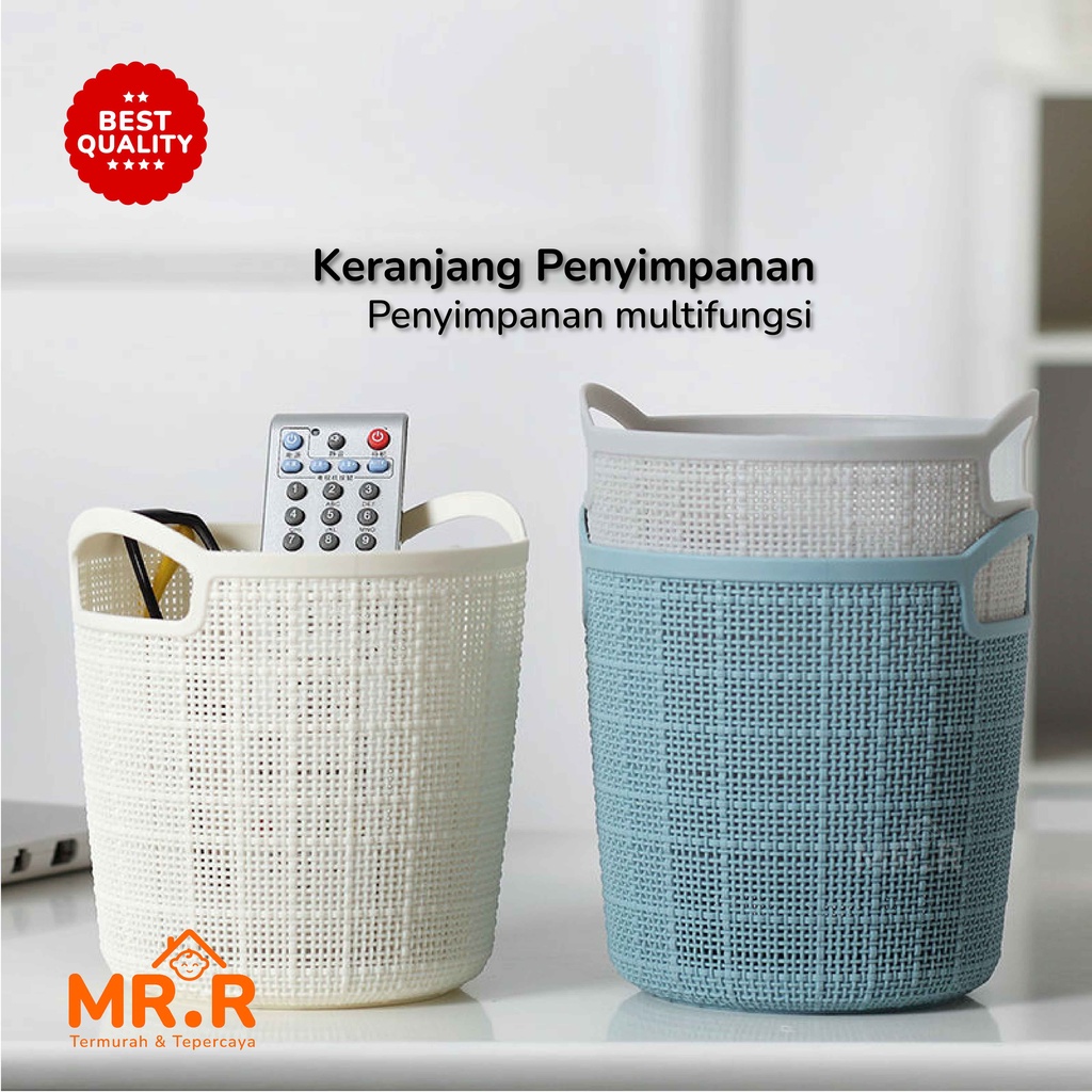 Keranjang Serbaguna Organizer Storage Kosmetik Tempat Penyimpanan Multifungsi Remote Alat Tulis Make Up Bahan Plastik