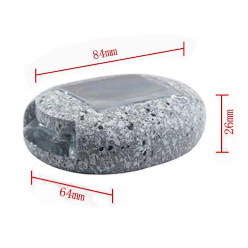 Lampu Hias Taman LED Solar Lamp Path Light Fake Stone - Gray