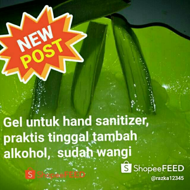 Gel mengandung aloe vera kiloan untuk Hand sanitizer (tidak bagus ganti 2x lipat)