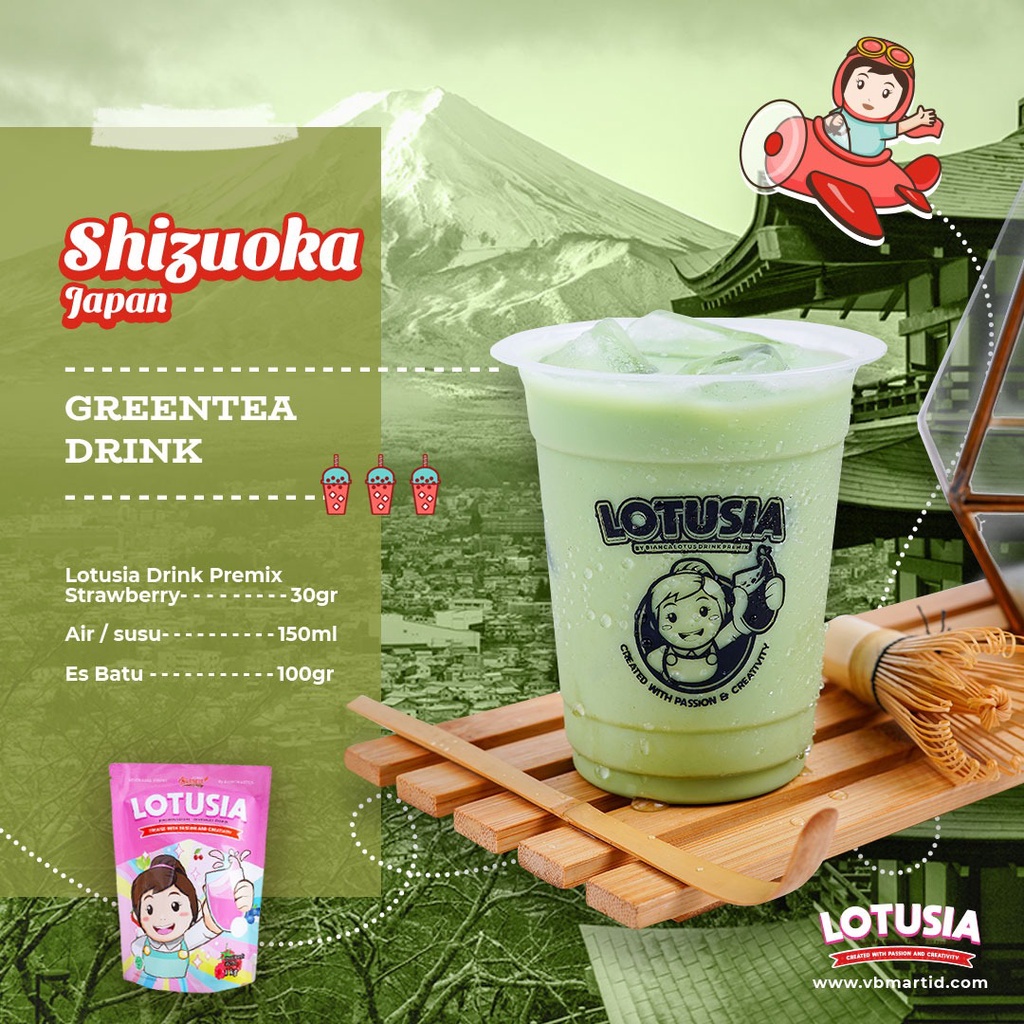 

30gr Lotusia GREENTEA Drink Premix (TRIAL PACKAGE)