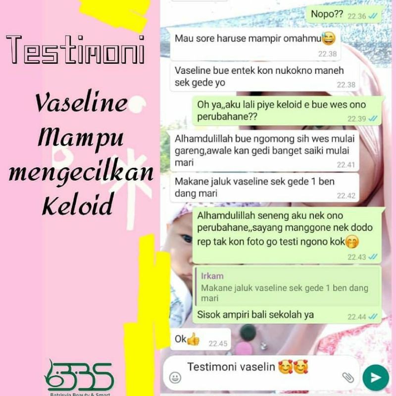 ( BISA COD ) VASELINE/ BATRISYIA VASELINE CREAM KAKI PECAH PECAH/PEMANJANG BULU MATA/PENEBAL ALIS/PELEMBAB KULIT/PENGHALUS TUMIT/ PENGHILANG MATA IKAN