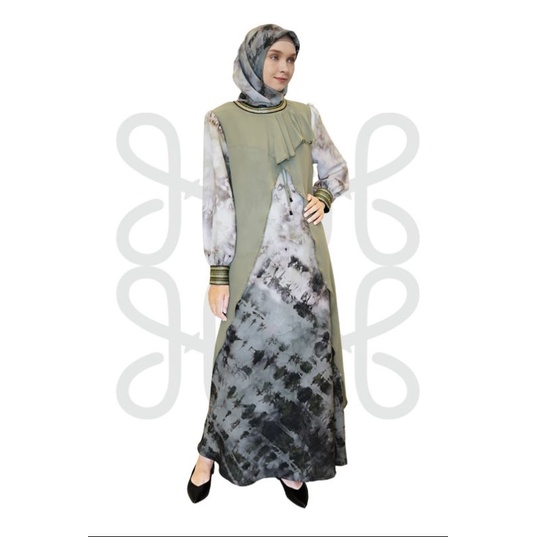 Terbaru Abaya Hikmat a4155-05 Original