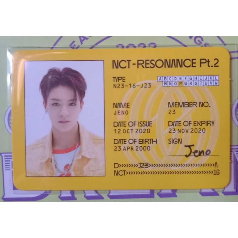 Id card jeno nct