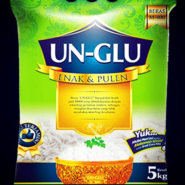 

Beras organik tanpa gula Un glu