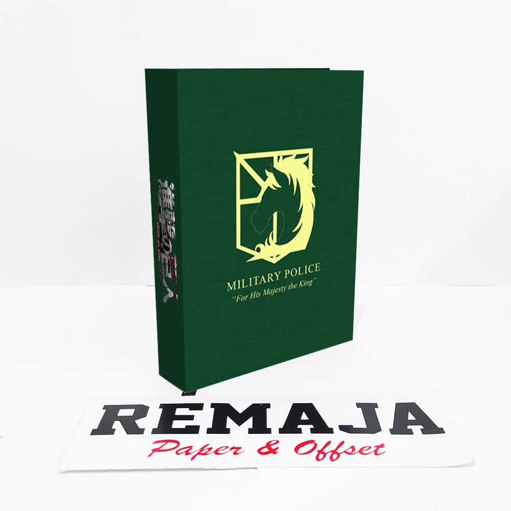 

NOTEBOOK HARDCOVER ANIME SHINGEKI MILITARY POLICE A6/ buku tulis catatan notes