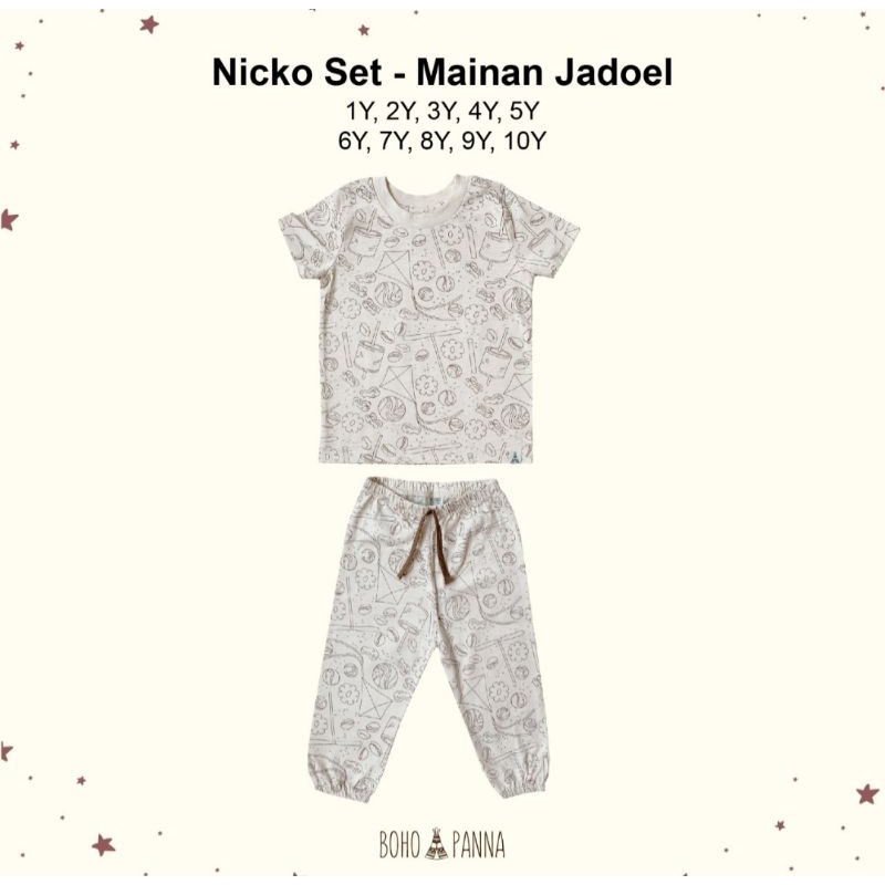 Nicko Set Bohopanna Size 6-10Y