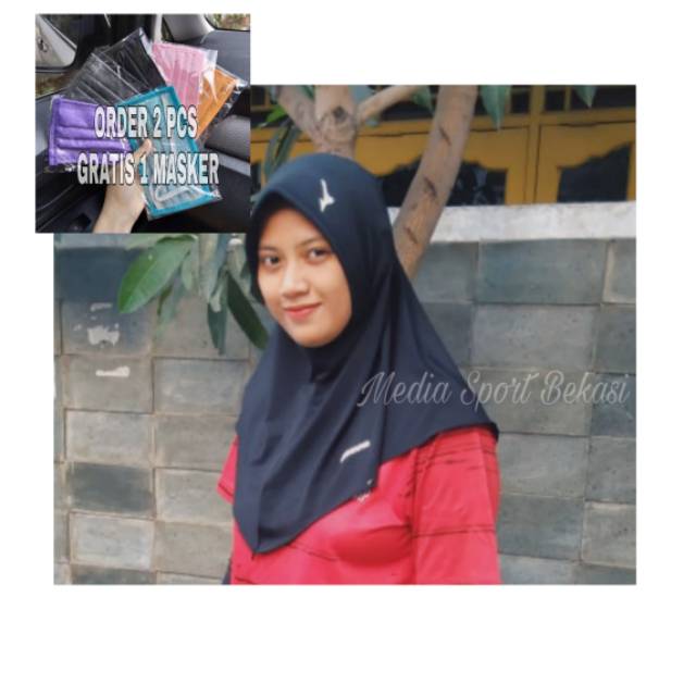 Kerudung hijab sport mizuno / Hijab Volly / Hijab Sport / Foto Real By : Owner Media Sport Bekasi "