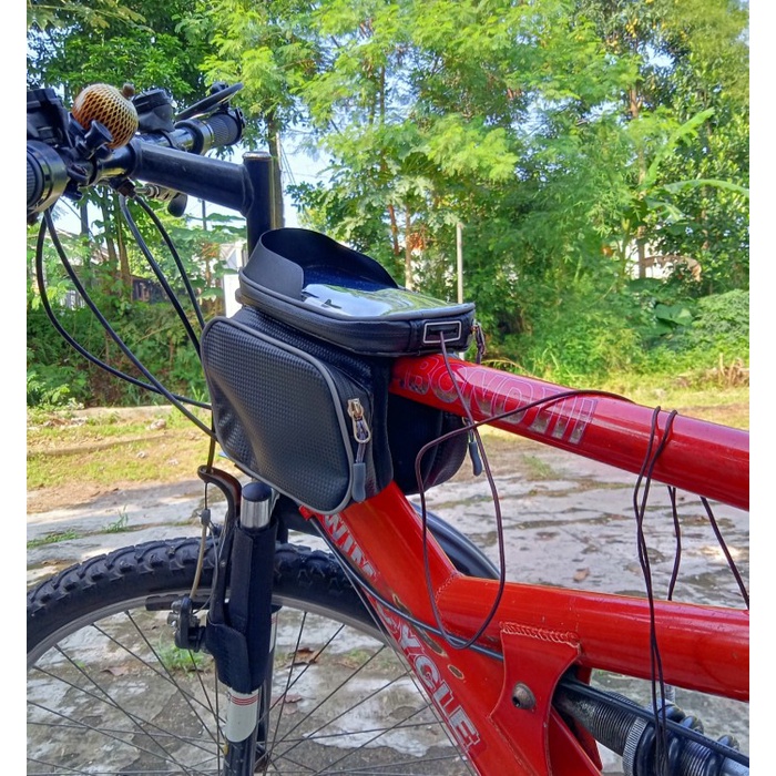 Tas Sepeda Mtb Roadbike Sepeda Lipat Waterproof Doubel Bag 6,5 Inch