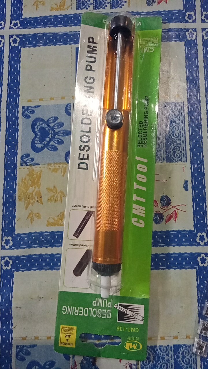 Desoldering Pump Suction Tin Gun Soldering Sucker Pen Desolder Welding Hand Tool