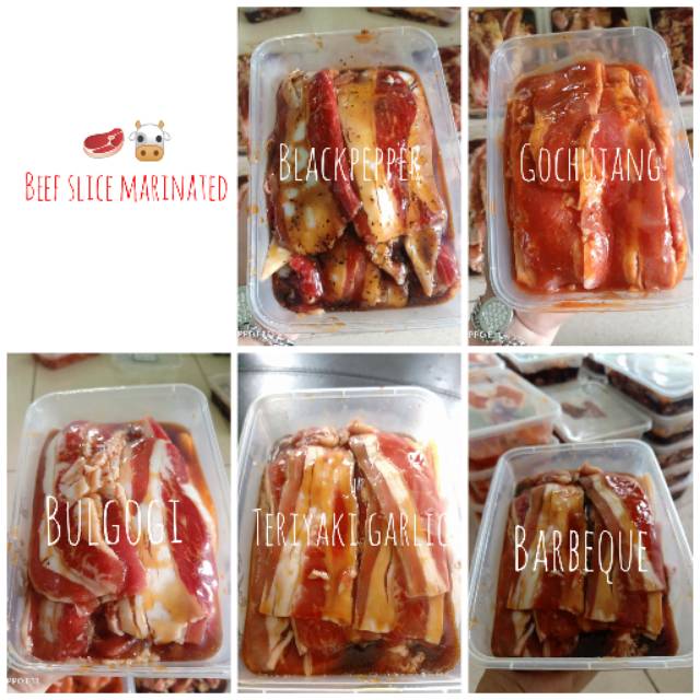 Us Slice Beef Marinated Daging Sapi Slice Bumbu 500gram Shopee Indonesia