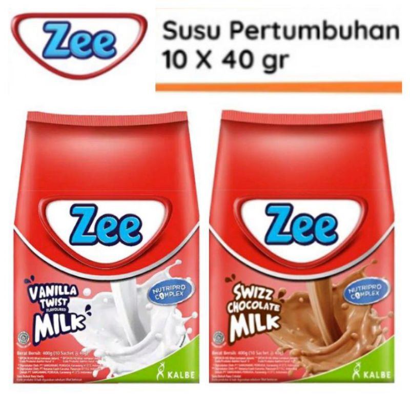 

Susu Zee Bag Pouch Coklat / Vanilla 10's x 40gr