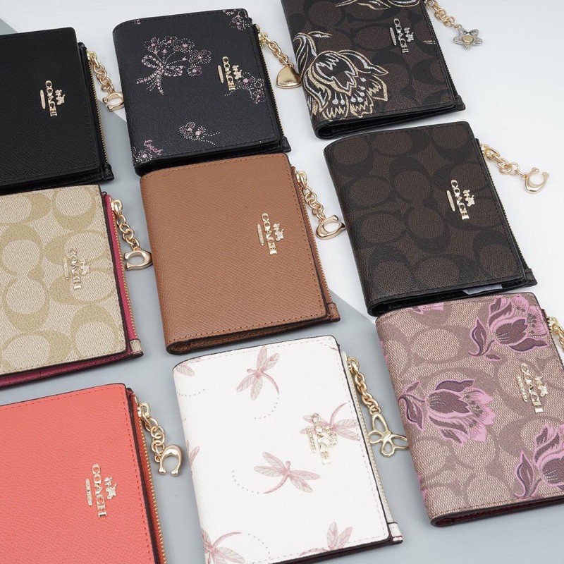 Coach snap card case small wallet