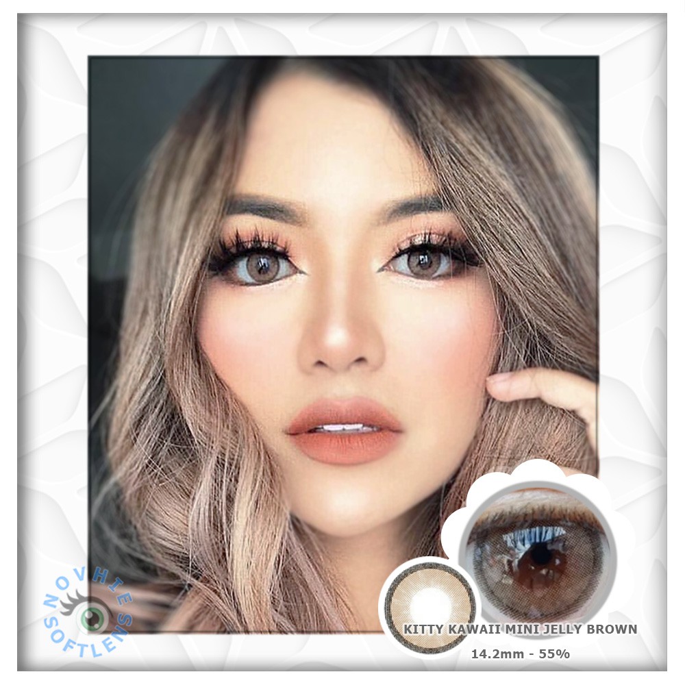 

SOFTLENS KITTY KAWAII MINI JELLY BROWN