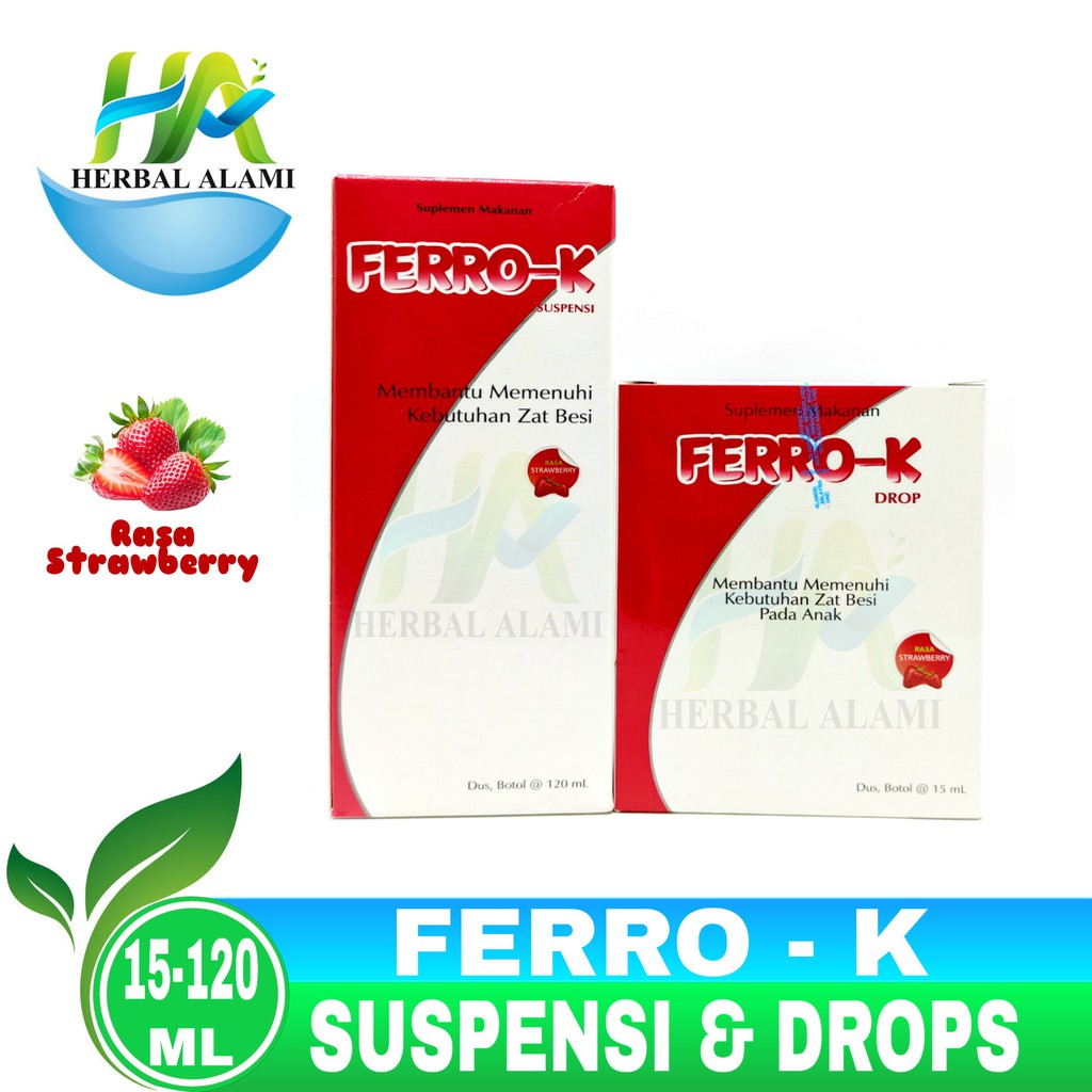 FERRO-K Suspensi &amp; Drops - Obat Anemia