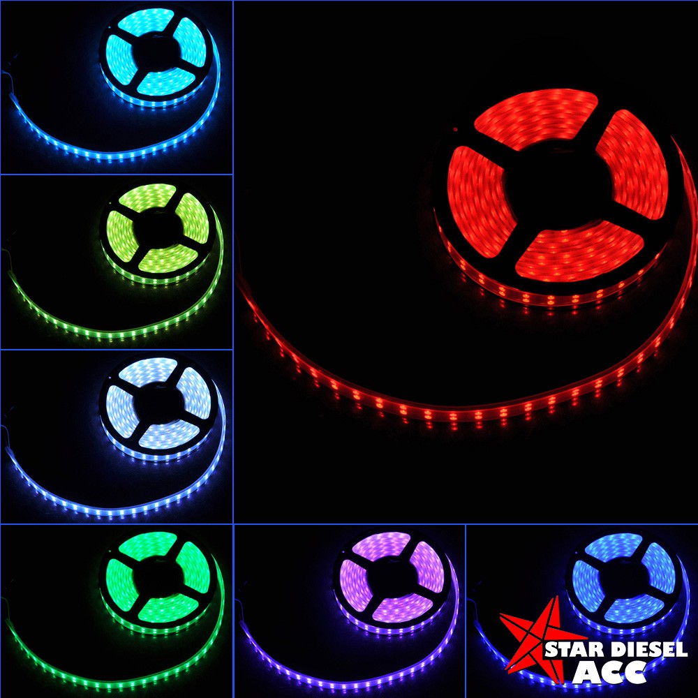 LAMPU LED STRIP 5 METER RGB 12VOLT PLUS MODUL