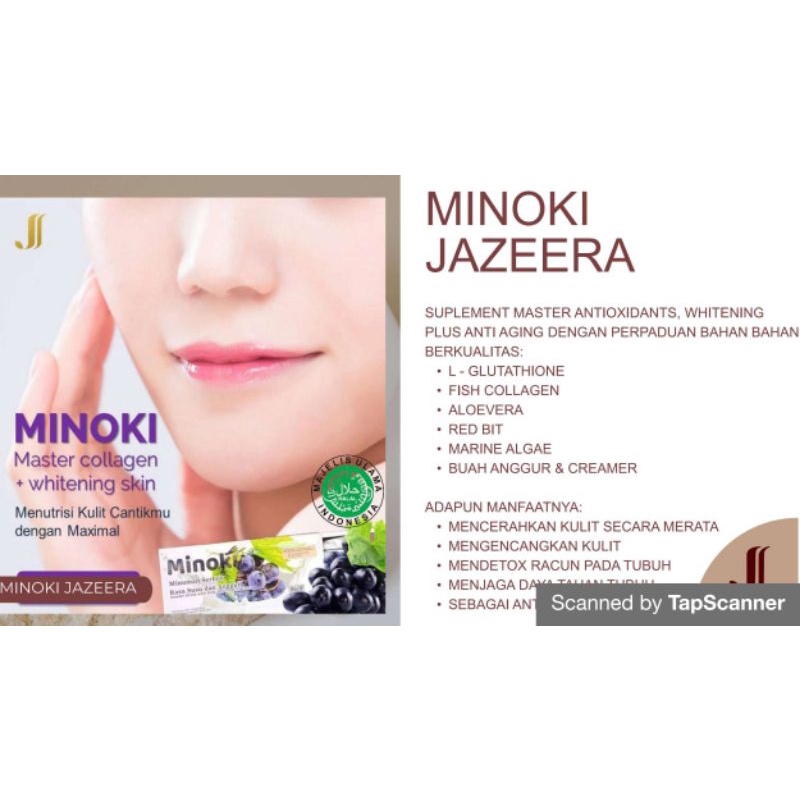 

MINOKI MINUMAN SEHAT KAYA MANFAAT Produk by JAZEERA