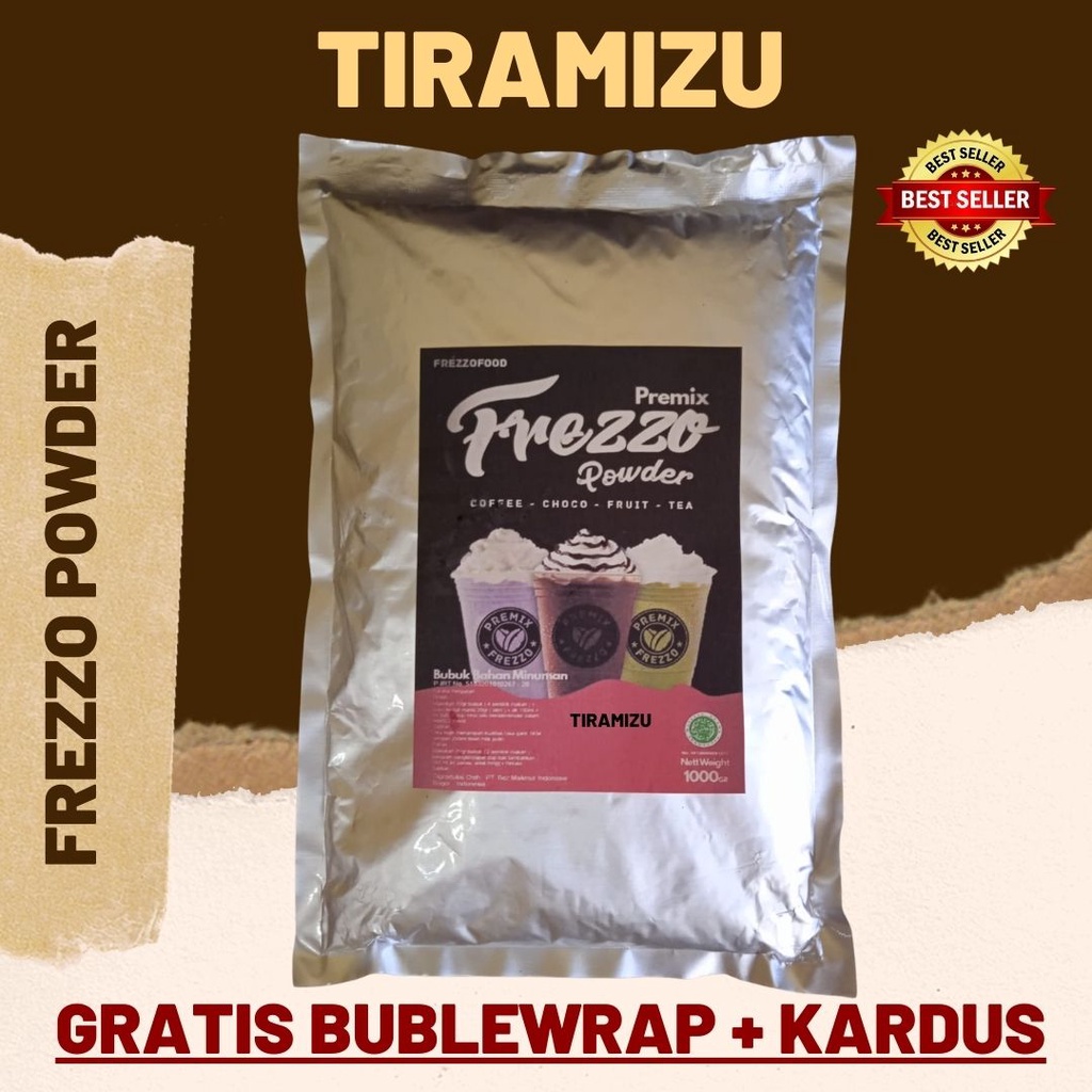 1 KG FREZZO POWDER RASA TIRAMIZU / TIRAMISU | BUBUK MINUMAN RASA | POWDER DRINK | BOBA BROWN SUGAR |