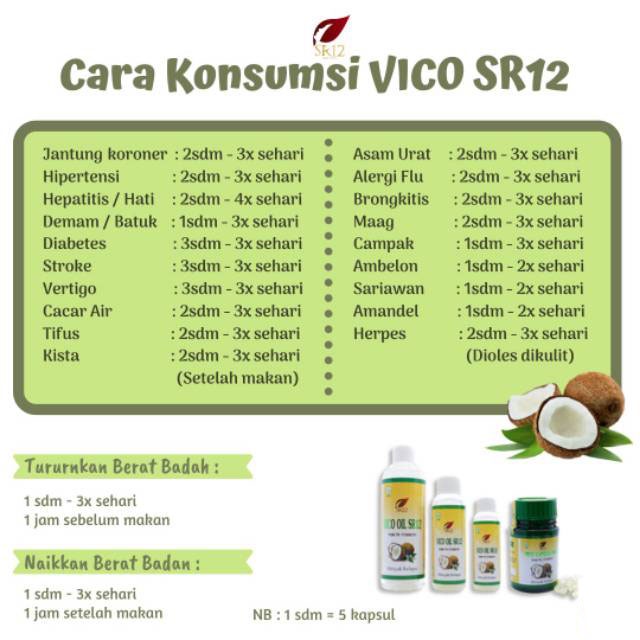 VCO SR12 Virgin Coconut Oil Minyak Kelapa Murni Untuk Bayi Rambut Diet Imun Asi Booster Antioksidan Anti Aging Kecantikan Dan Kesehatan