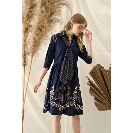 Dress Batik 200 JM /Batik Wanita Modern/ Batik Katun Strech/ Batik Fashion