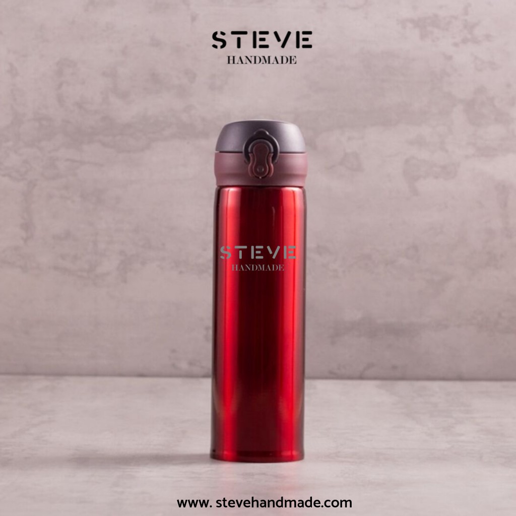 Botol minum stainless termos vacuum tumbler travel mug TM0308 Red