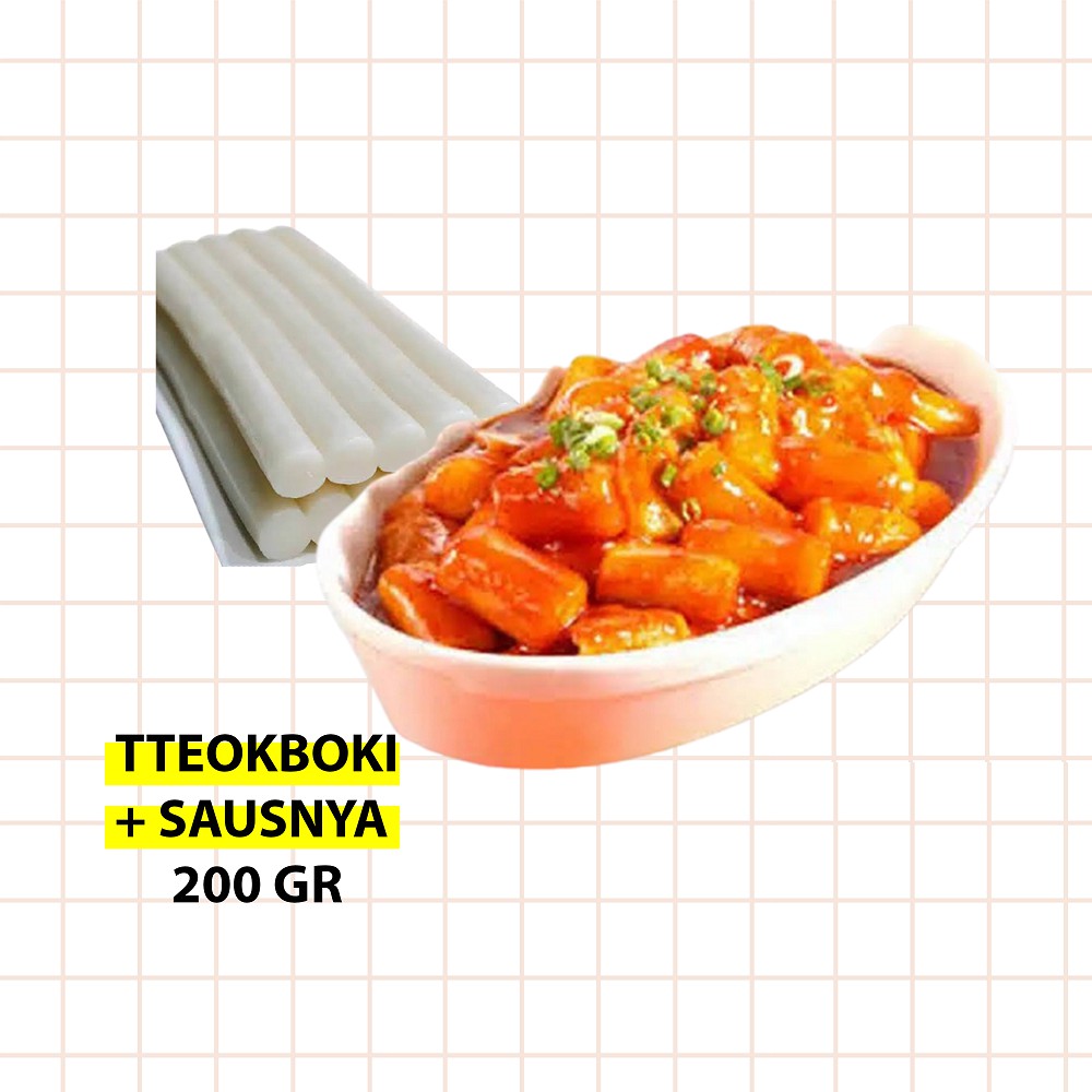 

TTEOKBOKI + SAUSNYA 200 Gr Halal Praktis Lengkap