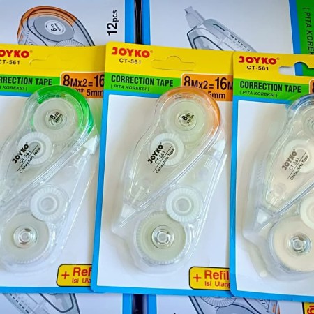 

Joyko Correction Tape CT-561 - 8 M x 5 mm (plus Refill)