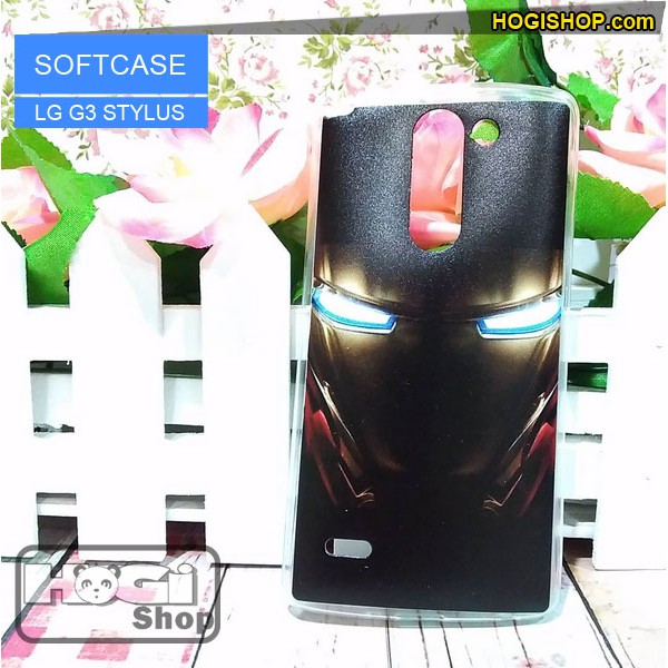 LG G3 Stylus - Softcase Custom Case Ironman