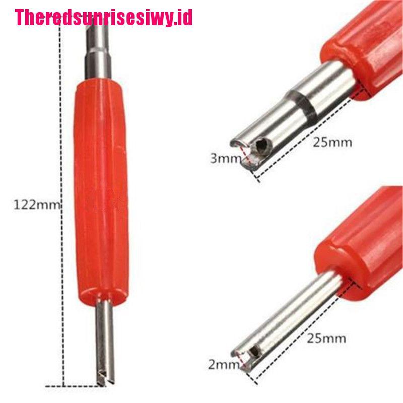 【Theredsunrisesiwy.id】Valve Core Wrench Tyre Removal Tool Air Condition Bicycle Car Repair Tool