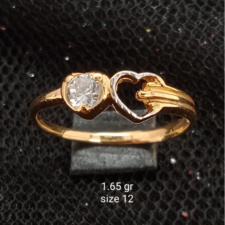 Cincin Emas 17K - 1.55 gr Kadar 750 - 1534