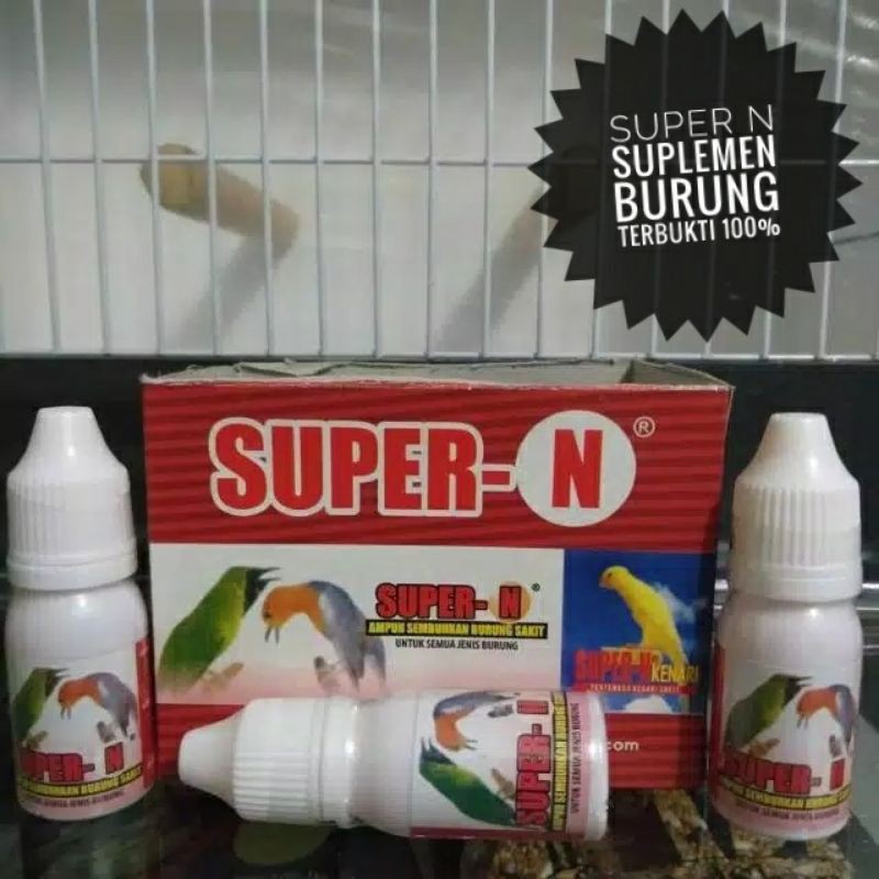 SUPER-N OBAT UNTUK BURUNG SAKIT DAN SUPLEMEN