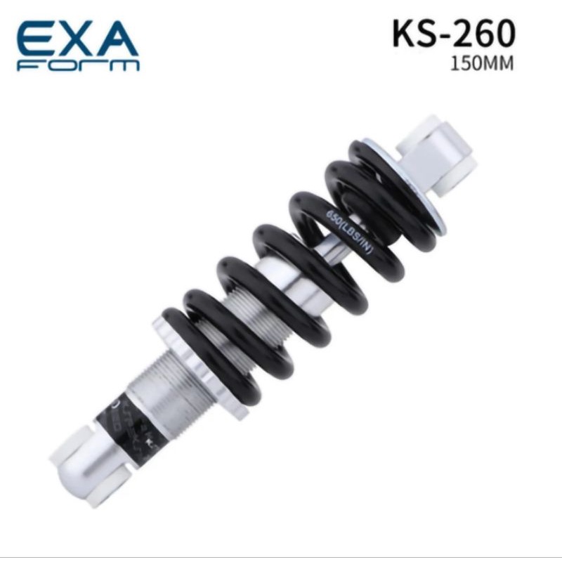 KS 260 Rear Shock 150mm Rearshock 150 mm Coil Spring Belakang Seepeda MTB