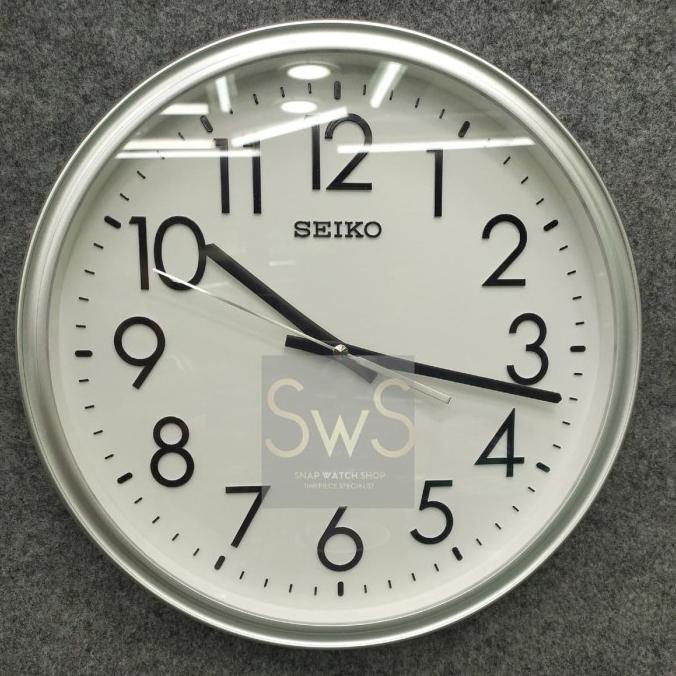 Terlaris Jam Dinding Seiko Qxa736S Original Quiet Sweep Second Hand 31Cm - Gold Bergaransi