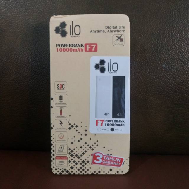 Hippo Power Bank Ilo F7 10000mah Original