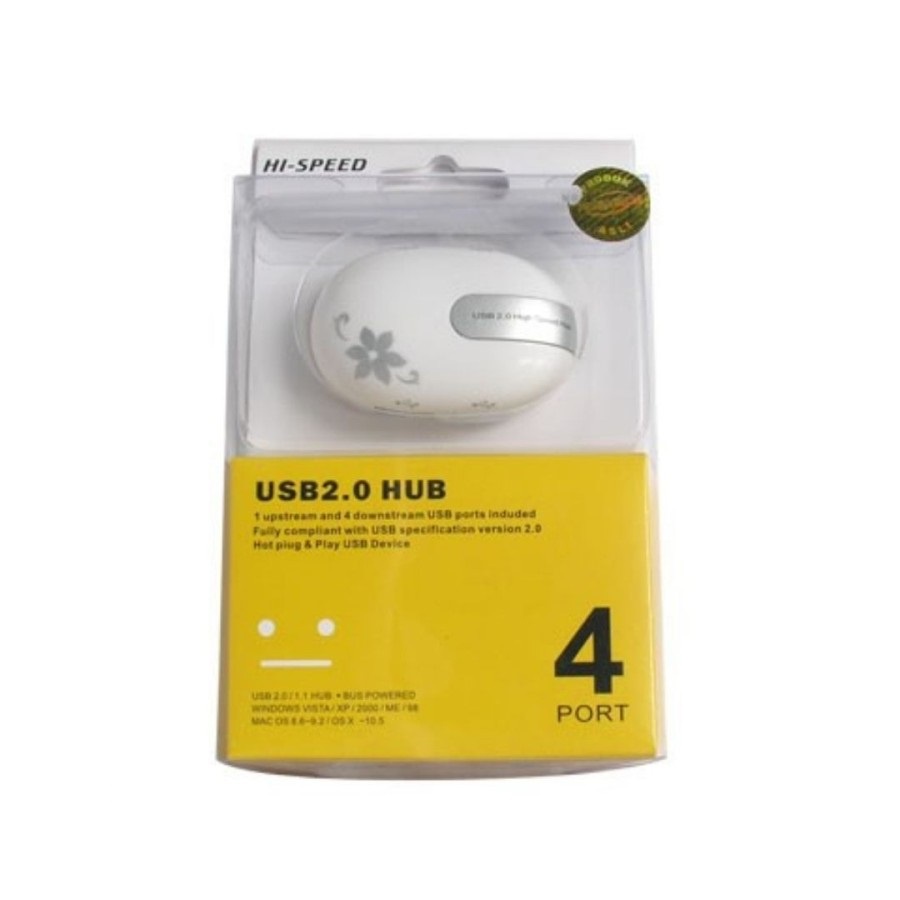 Mediatech Usb Hub Oval 4 Port - 54926