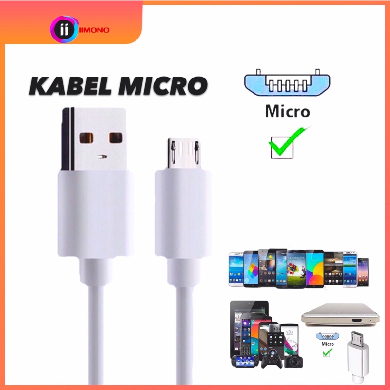 Kabel micro USB 100cm / Micro USB Cable Universal Android Kabel