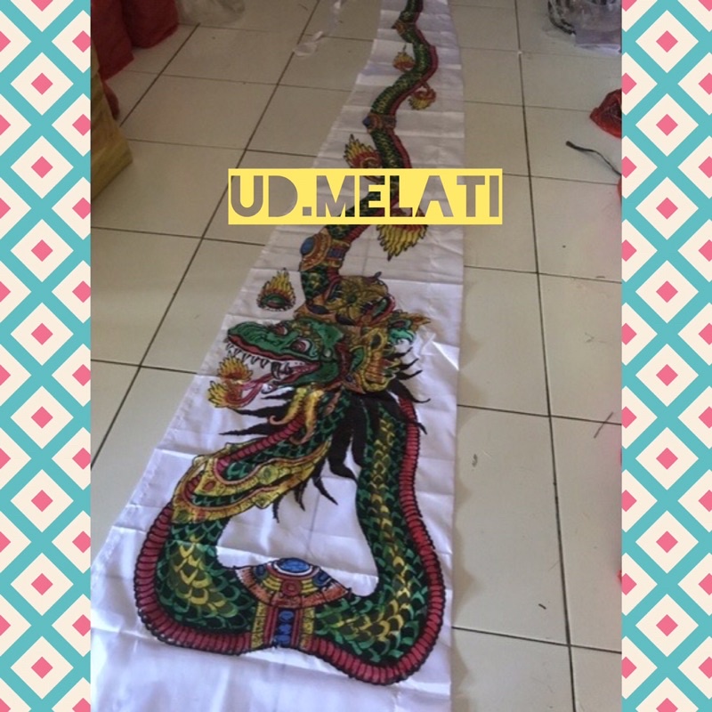 umbul umbul bali motif naga