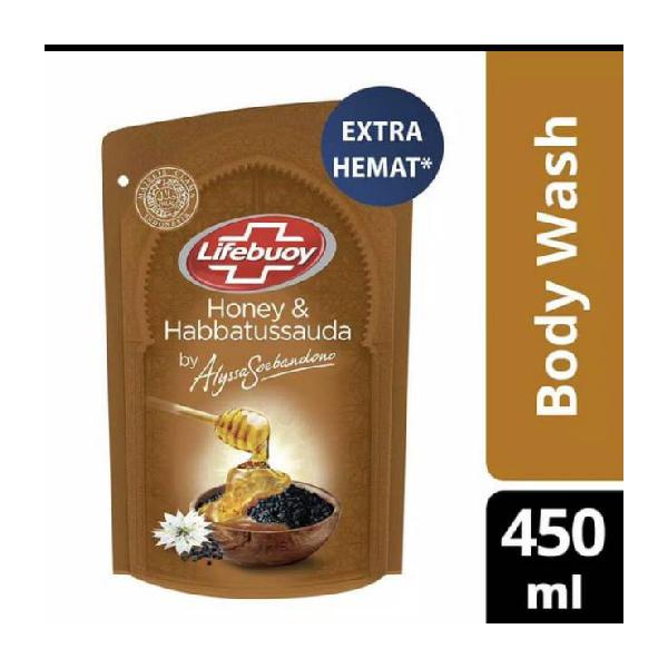 Lifebuoy Honey & Habbatussauda Sabun Cair Refil 450 ml