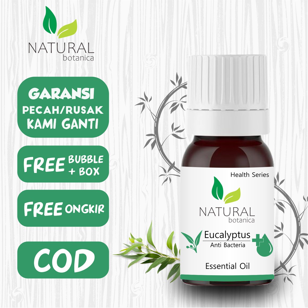 Natural Botanica Eucalyptus Essential Oil Pure Minyak Esensial Aroma Terapi Diffuser Humidifier