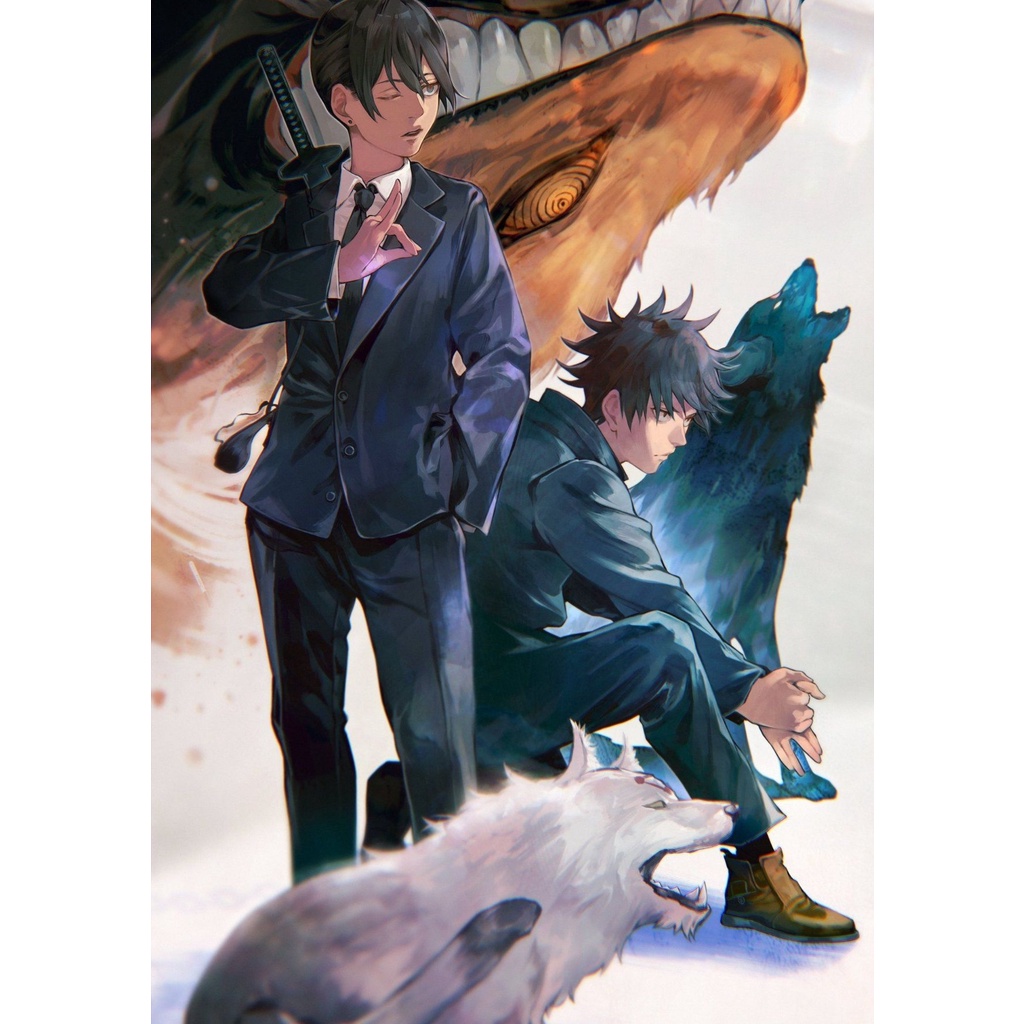 POSTER JUJUTSU KAISEN (12 Free 1) - POSTER ANIME - POSTER CUSTOM-JJKS 18