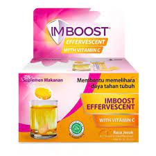 IMBOOST EFFERVESCENT WITH VIT C/ VIT DAYA TAHAN TUBUH