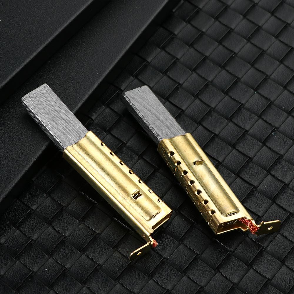 Populer1 /2/4pcs Carbon Brush Pengganti Untuk XQG60-1036E/XQG60-1026ES Industrial Vacuum Cleaner Rotary Alat Perkakas Tangan Carbon Brush Set
