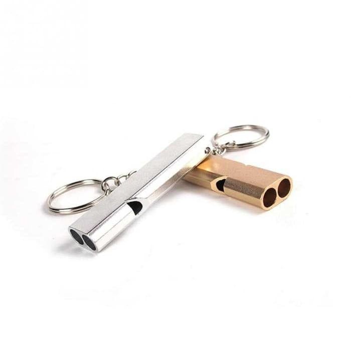 Gantungan Kunci Peluit Aluminium Outdoor Whistle - Z648